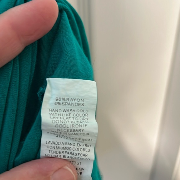 Elegant Teal Midi Dress - Picture 4 of 4